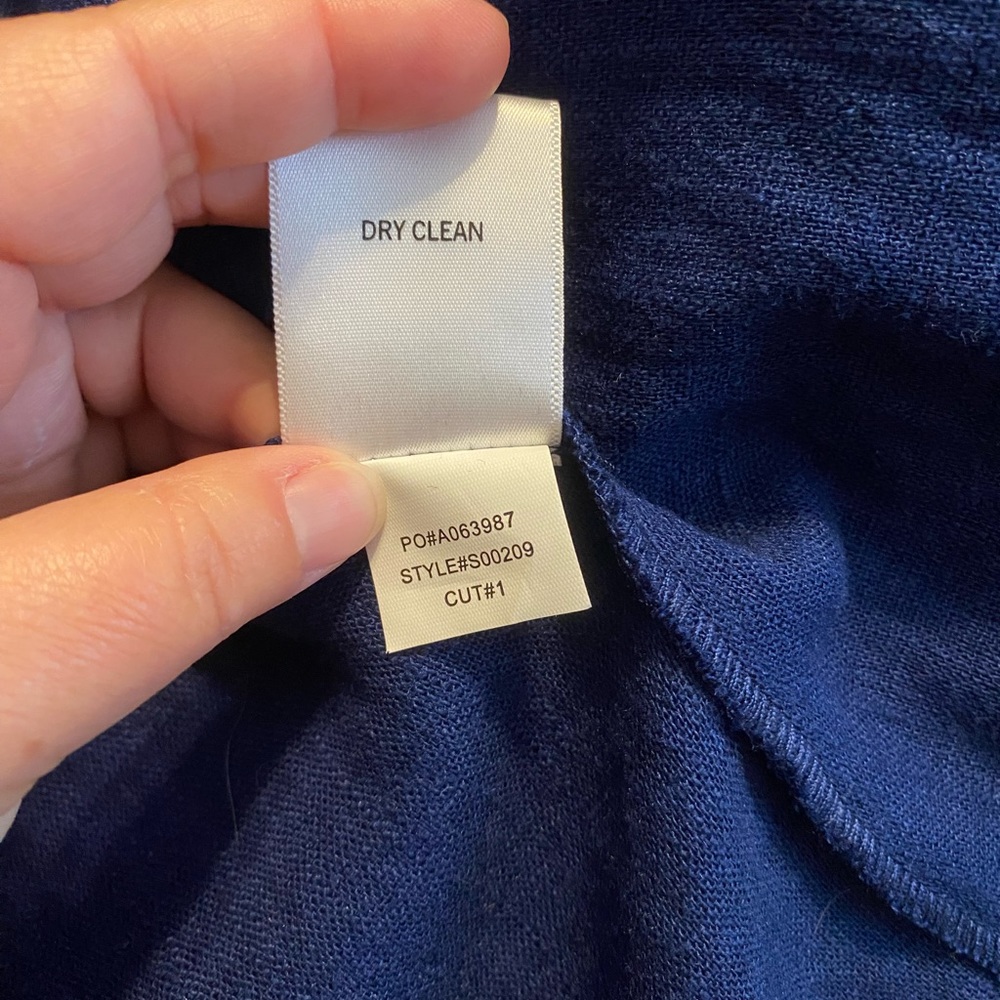 NWOT embroidered linen kimono - Picture 7 of 8